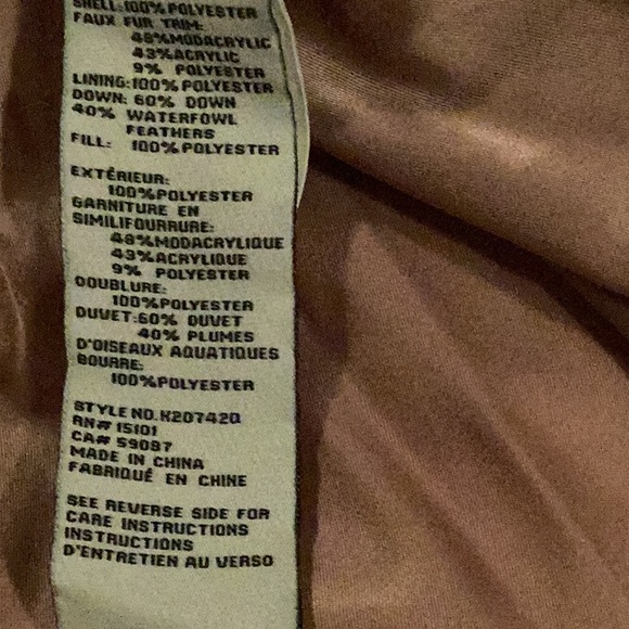 Kate Spade down filled coat, size medium, new with tags - Picture 7 of 8